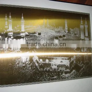 [superdeal] Wall Decoration "makkah Mosque" (Stainless) thumbnail-1