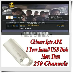 128M USB Chinese China HongKong Taiwan Channels With 1 Year Validity Free Shipping China Box Subscription thumbnail-1