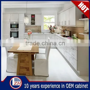China Modern Design Wood Neer Pvc Kitchen Cabinet thumbnail-3