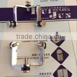 HJ-185 Hot Sale Stainless Steel Glass Clamp Accessories/Make in China Cheap Stainless Steel Glass Clamp Accessories thumbnail-3