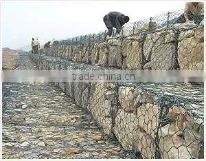 HOT-DIPPED GALVANIZED & PVC COATED Gabions Box 6*8cm thumbnail-3