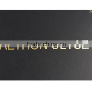 Handmade Foil Stamped Cardboard Sliding Black Big Paper Box thumbnail-6