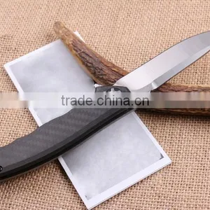 OEM Carbon Fiber Material Outdoor Rescue Pocket Knife thumbnail-4
