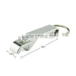 Stainless Steel Key Chain With Mini Metal Bottle Opener thumbnail-2