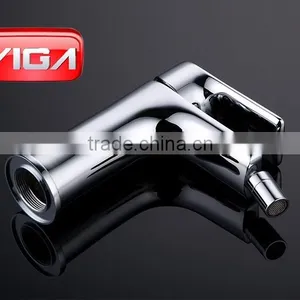 Una 561000CH Single Hole Bathroom Toilet Chrome Bidet Faucet Brass thumbnail-2