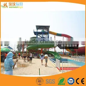 Chad Beach Waterpark Equipment With Amusement Slide thumbnail-1