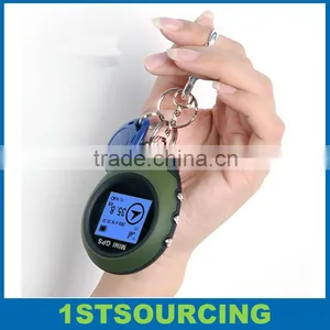 Personal Mini GPS Tracker Location Finder With Display Screen and Keychain thumbnail-1