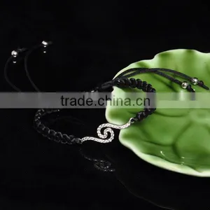 Hot-selling 925 Silver Zircon Knitted Bracelet/lines Shape Zircon Bracelet thumbnail-2