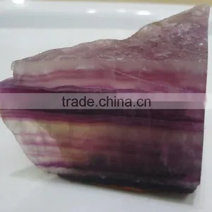 Natural Flourite Gemstone Rough Non-treated Purple Color Shaded thumbnail-3