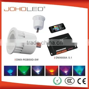 5w Dmx Rgb Indoor Use 5pins 12v With Colors Change RGB Ceramic Light thumbnail-1