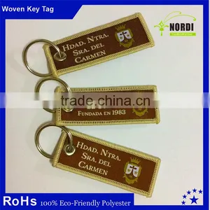 Wholesale Embroidered Christmas Gift Keychain /personalized Luggage Tag thumbnail-4