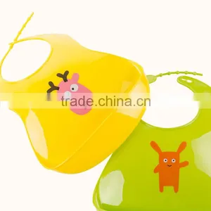 QUALITY Baby Infants Kids Cute Silicone Bibs Baby Lunch Bibs Cute Waterproof thumbnail-2