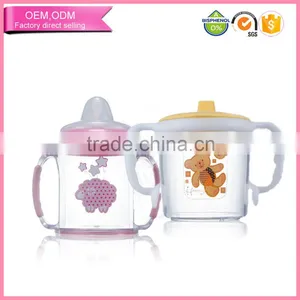 Factory Direct Drinkware Plastic Material Wholesale Baby Cup thumbnail-1