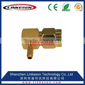 (Cheapper)RF Connector SMA Male Right Angle for RG174 RG316 Cable thumbnail-1