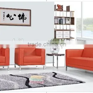 Saudi Arabia Style Leather Office Sofa G-314 thumbnail-5