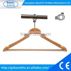 Manufacturer Wooden Hanger With Anti-theft Ring Made in China thumbnail-1