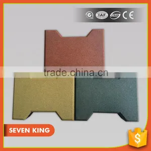 Gym Rubber Carpet Roll Outdoor Colorful Rubber Playground Floor Tile Kindergarten Playground Rubber Mat thumbnail-1