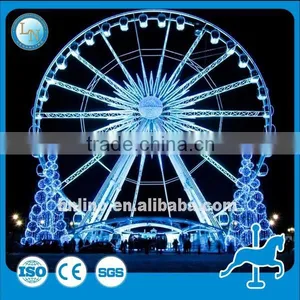 Direct Sale Manufacturer Family Amusement Rides Romantic Game Giant Ferris Wheel for Sale thumbnail-4