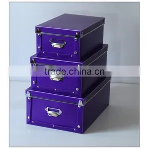 PP Storage Box, Made of High-quality PP, Purple thumbnail-1