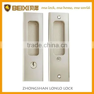 High Security Zinc Alloy Antique Brass Finish Entrance Sliding Lock,sliding Door Lock, Door Handle for Sliding Doors thumbnail-1