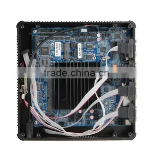 Fanless Mini pc 12v Mini pc J1900 CPU 4*COM VGA+HDMI Windows xp Linux System thumbnail-4