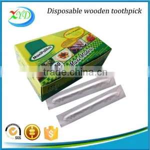 Individual Packaging Wooden Toothpick With Mint thumbnail-1