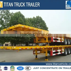 Widely Used Low Bed Trailer Truck Dimensions 40 Tons for Sale thumbnail-3
