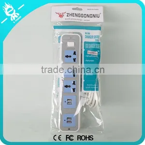 2015 Newest Wholesale Brand Designed High Quality Dual Usb UK Power Strip thumbnail-2