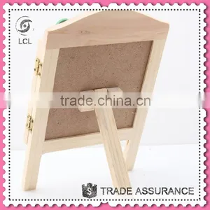 Portable Wooden Blackboard for Kids, Wooden Kids Blackboard With Chalks thumbnail-3