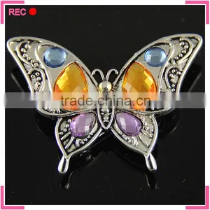 Cheap Butterfly Lapel Pins, Souvenir Lapel Pins With Butterfly Clasp thumbnail-2
