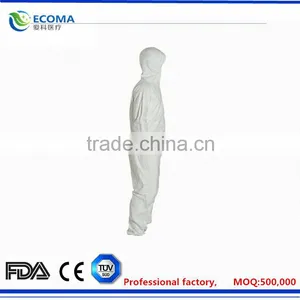 Disposable Coverall With Hood, Elastic Cuff thumbnail-2