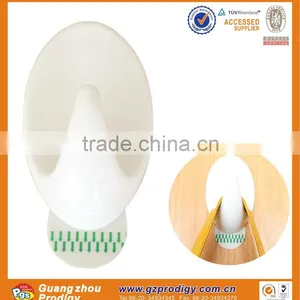 Wall Mounted Lantern Hooks Plastic Hook Plastic Removable Adhesive Wall Mount Round Hook thumbnail-2