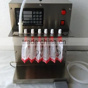 Electric Vegetable Oil, Juice Spout Pouch Filling Machine thumbnail-2