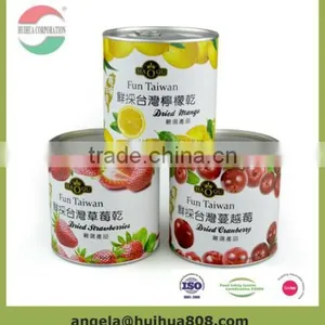 Factory Directly Sale Round Shape Custom Recyclable Paper Tube Cans for Dried Fruit Package thumbnail-1