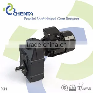PARALLEL SHAFT HELICAL GEAR REDUCER FMF MODEL Flange Mounted Gear Motor Flange Input Gearbox thumbnail-2