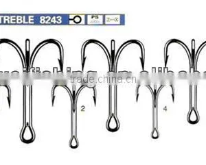 GOOD QUALITY O'SHAUGNESSY TREBLE Fishing HOOK thumbnail-1