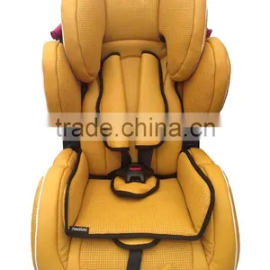 Leather Cover Holmbergs Buckle 9-36 kg 2016 New Product Yellow Baby Car Seat thumbnail-1