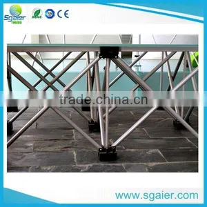 4ft*8ft,3.3ft*3.3ft Aluminum /steel Folding Stage for Sale thumbnail-5