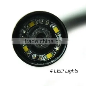 Industrial Endoscope 9mm HD Monitor Video Inspection Camera 1m Cable Borecope 4 LED Plumbing Sewer Snakescope thumbnail-5