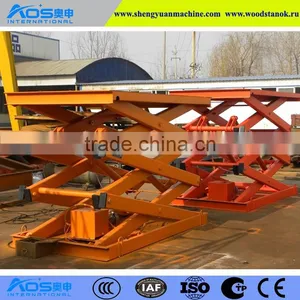 Stationary Scissor Cargo Lift Table 2000kg Capacity, 3.4m Height thumbnail-3