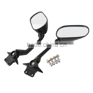 Black 10mm Rear View Side Mirror For Yamaha T-MAX 530 2012-2014 2013 Motorbike thumbnail-3