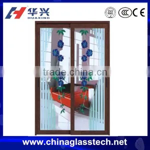 CE Approved 6mm Soundproof Tempered Glass Bedroom Doors thumbnail-1
