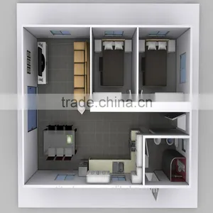 2 Bedroom Prefab Homes 60sqm thumbnail-2