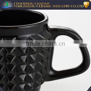Wholesale Black Embossed Turkish Tea Cups thumbnail-2