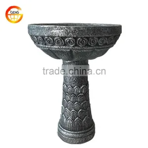 Eco-friendly Stone Solar Bird Bath for Outdoor Decor thumbnail-2