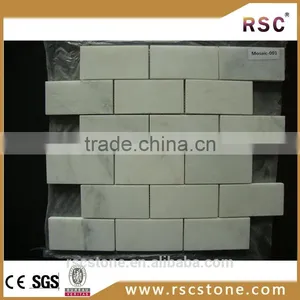 White Carrara Marble Mosaic Wall Tile on Promotion thumbnail-1