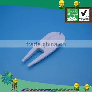 Eco-friendly PLA Plastic Golf Divot Repair Tool - 100% Biodegradable Non-pollution thumbnail-1