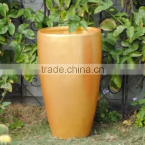 Fiberglass Garden Round Flower Planter thumbnail-6