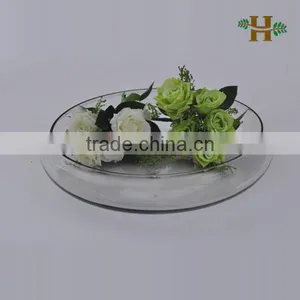 Clear Handmade Glass Fish Pot, Large Round Practical Home Use Glass Bowl thumbnail-1