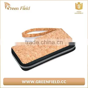 Eco Friendly Wood Wallet Vegan Light Brown Cork Large Mens Wallets thumbnail-2